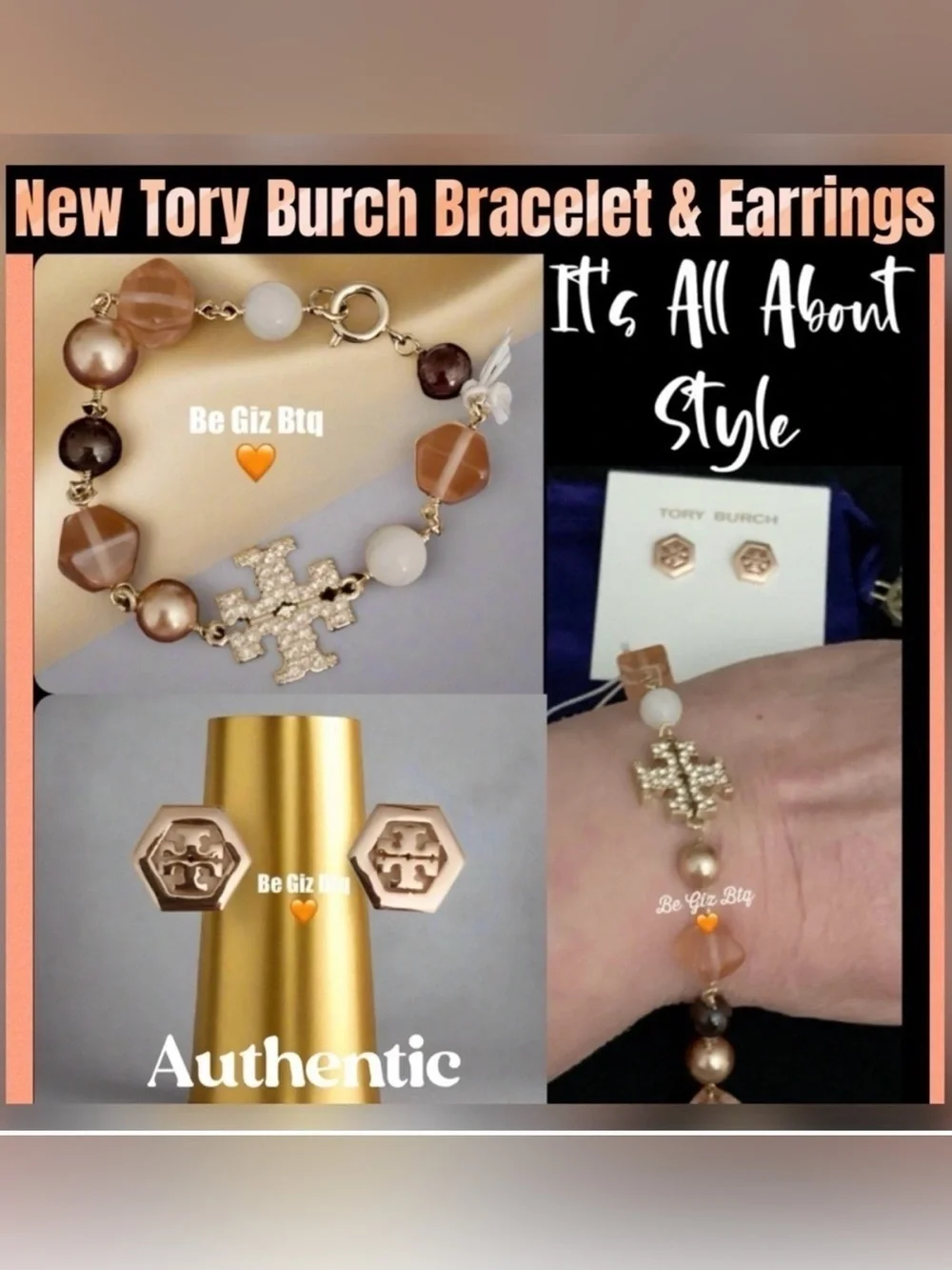 🔥🔥🔥ONE ITEM DEAL OF THE DAY Tory Burch Authentic Bracelet Set Reduced Buy Now